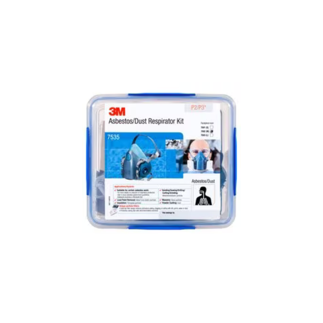 Asbestos/Dust Respirator Kit, P2/P3, Medium - 7535 by 3M