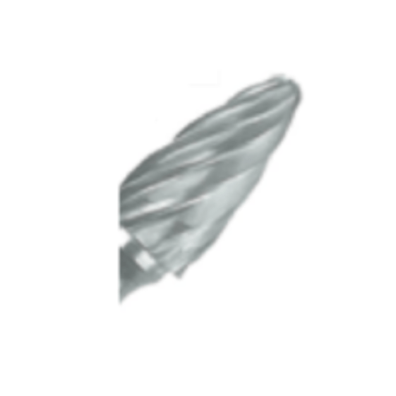 Carbide Burr (Ball Nosed Tree),1/4" Shank, Aluminium Cut by Garryson