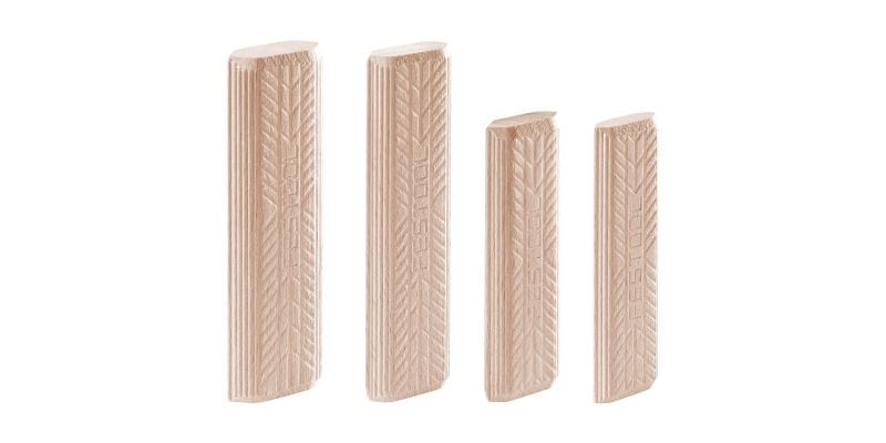 Beech Tenons 14 mm x 75 mm for DF 700 104 Pack - 201499 by Festool