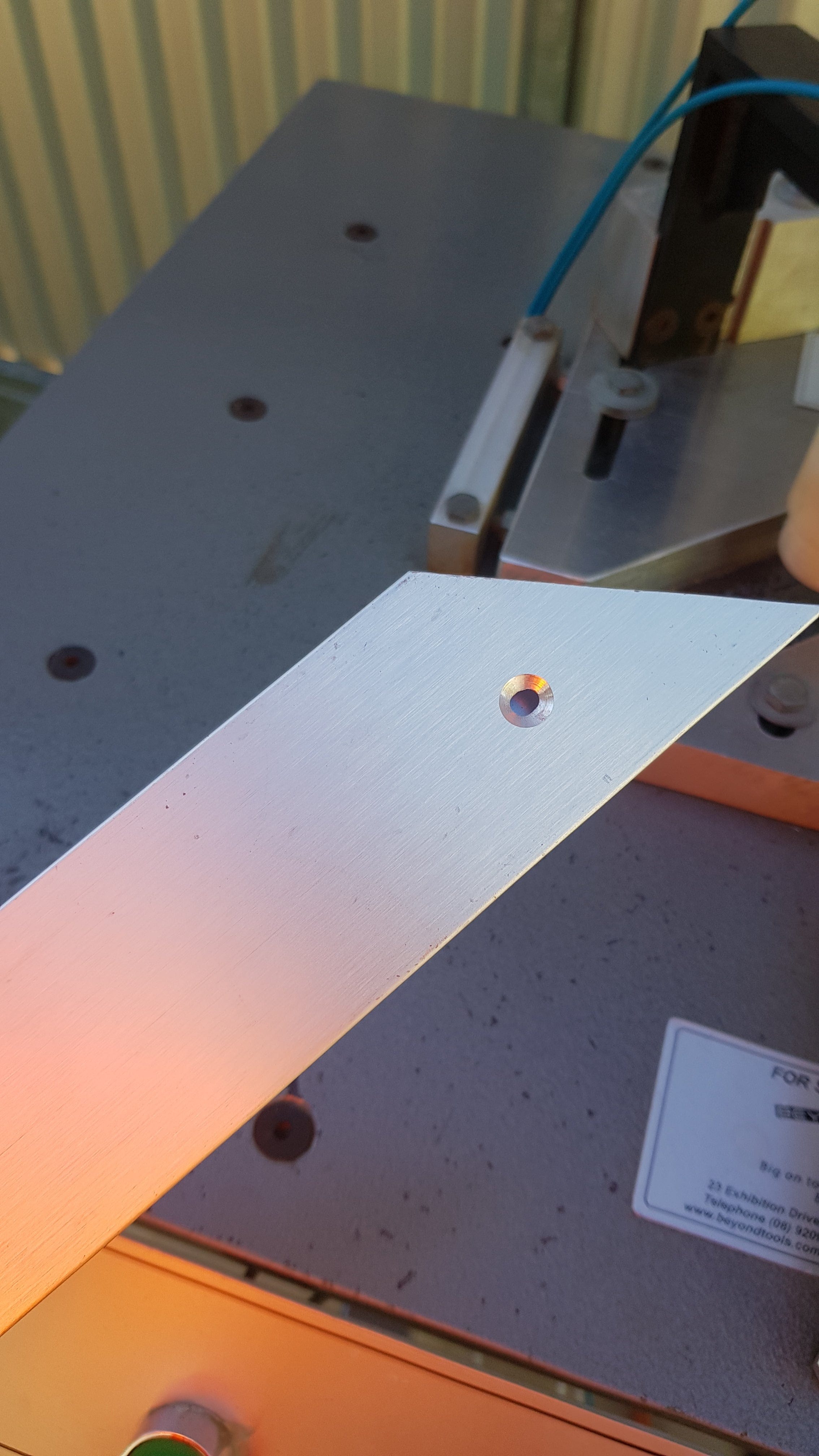 *Pre-Loved* 415V Aluminium Up-Cut Mitre Drill by Uniholz Star