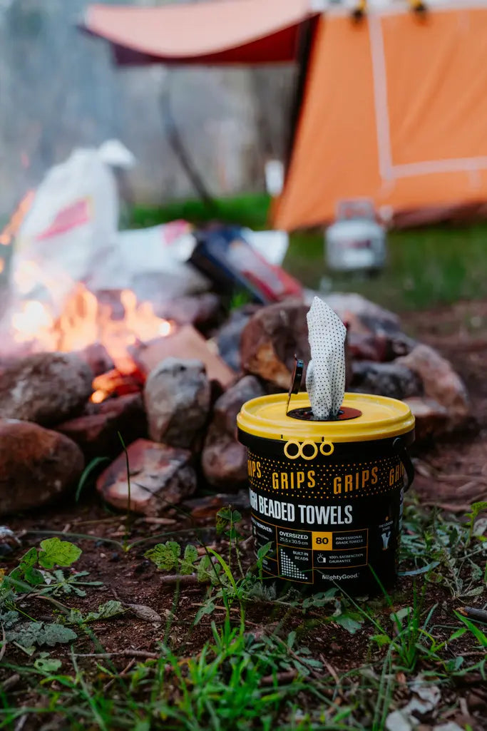 Grips Tough Beaded Wipes