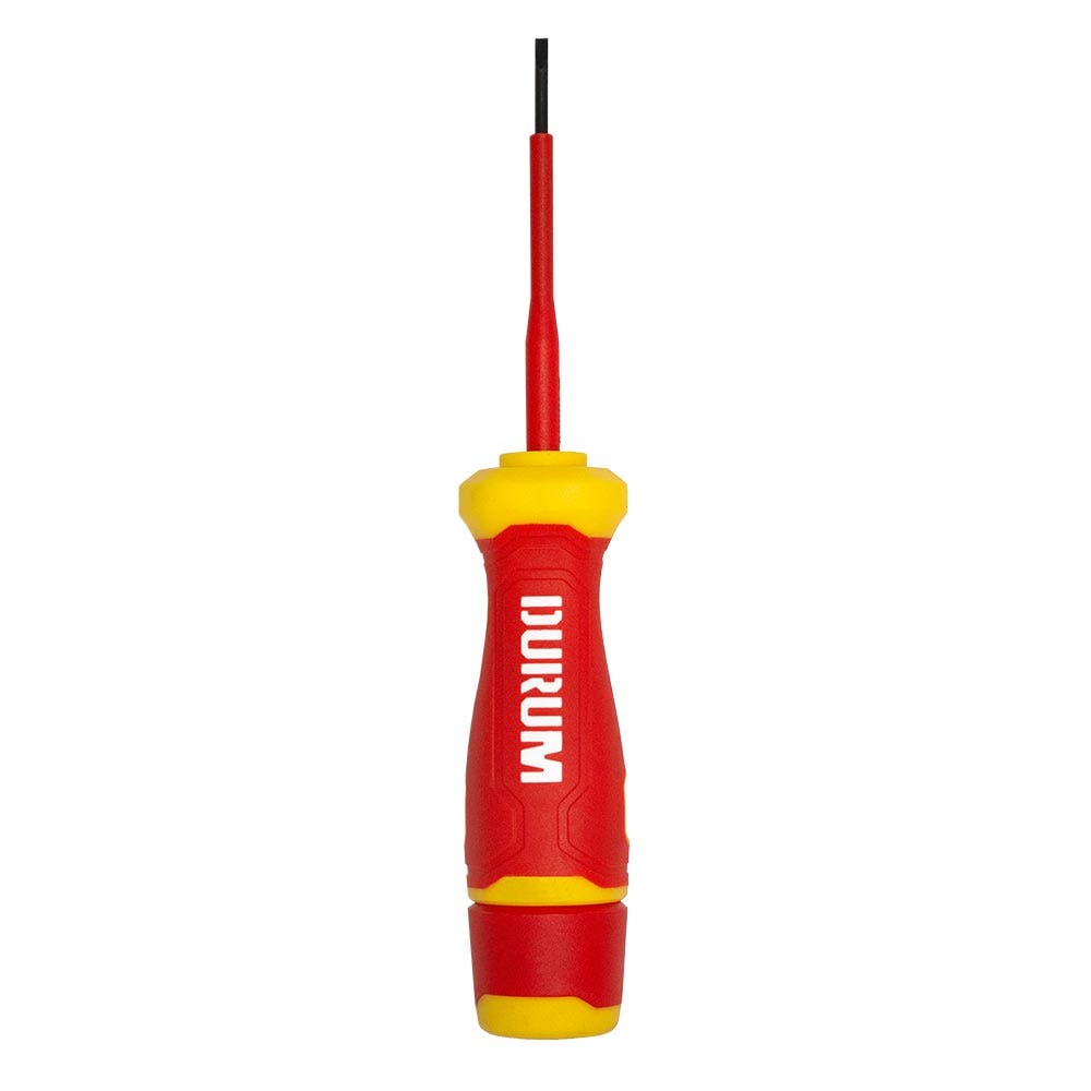 2.5mm x 75mm 1000V VDE Insulated Slot Screwdriver - DB9801 by Durum
