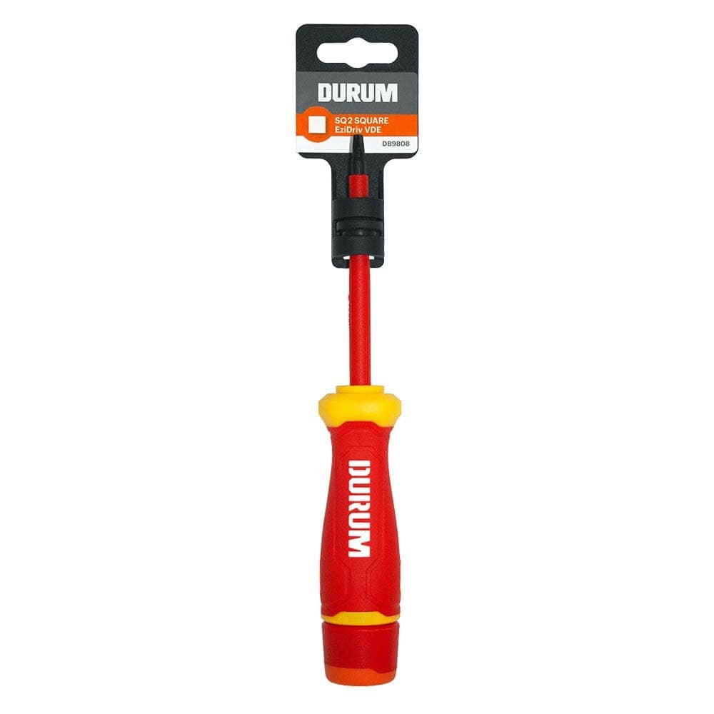 100mm 1000V VDE Square SQ2 Insulated Screwdriver - DB9808 by Durum