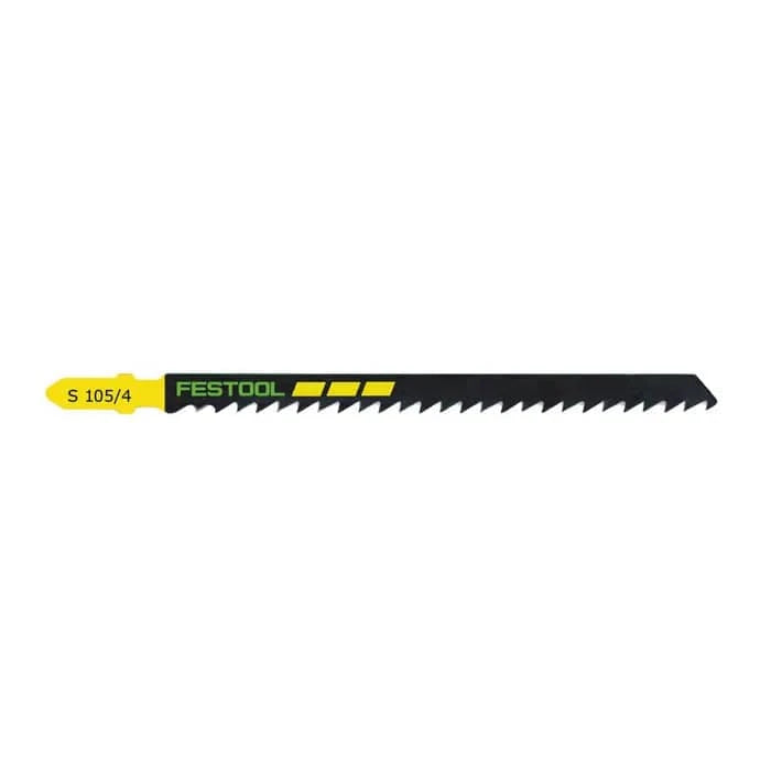 Festool 5Pce Standard Jigsaw Blade S 105mm x 4mm 204315