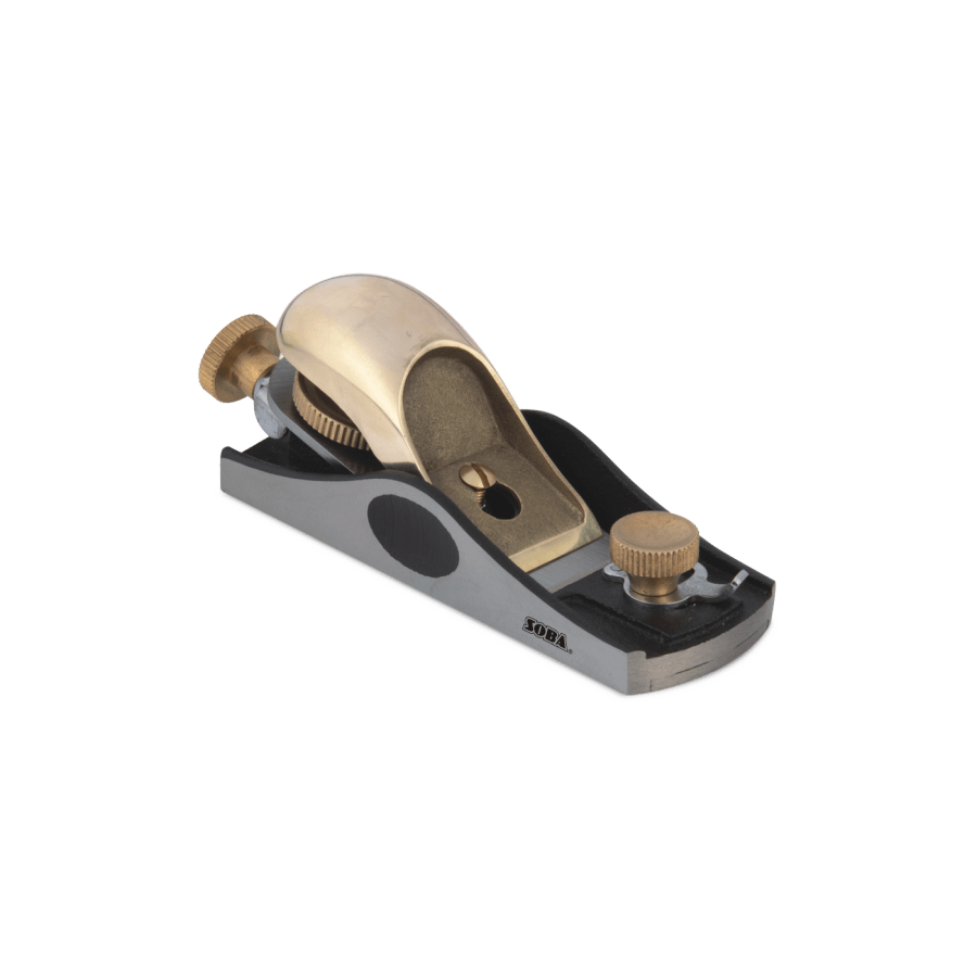 Soba #60-1/2, #9-1/2, #69 1/2 150mm (6") Block Plane with Adjustable Mouth with Brass Cap 260600 / 260610 / 260630