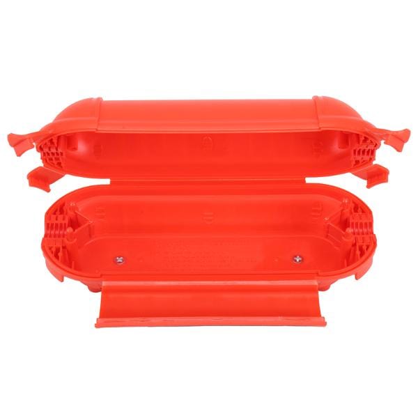 Mains Plug & Socket Protector Case Red IP44 Rated 210mm x 80mm by SAS