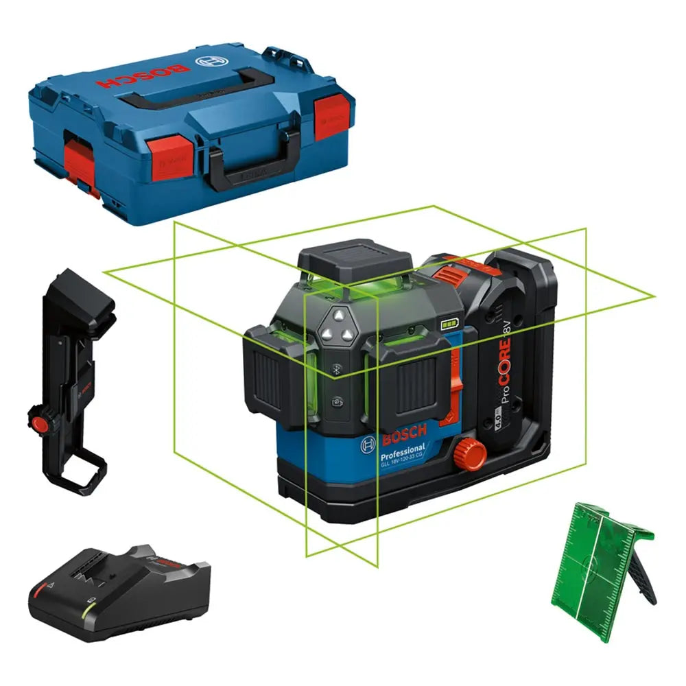Bosch GLL 18V-120-33 CG Multiline Laser Level Kit in LBoxx 0615A5006H