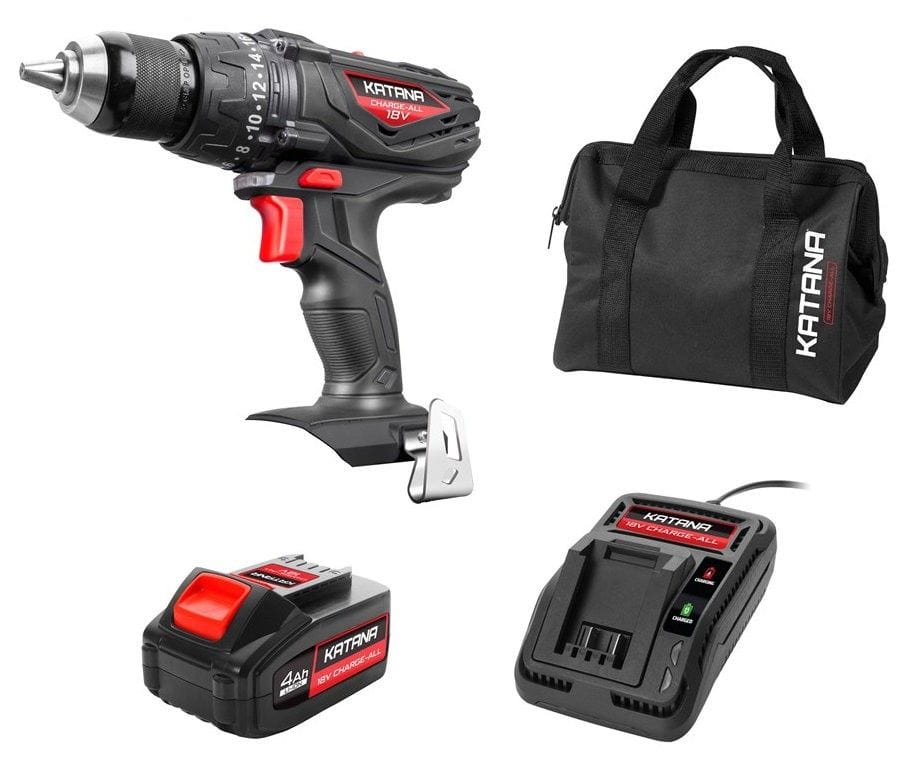 18V Hammer Drill Kit (1 x 4.0Ah) - 220501 by Katana