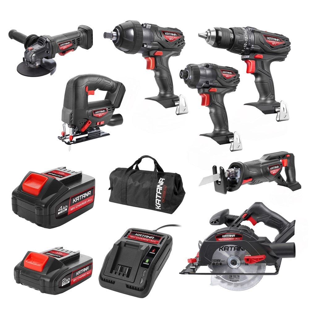 18V 7Pce 2.0Ah Combo Kit 220570 by Katana