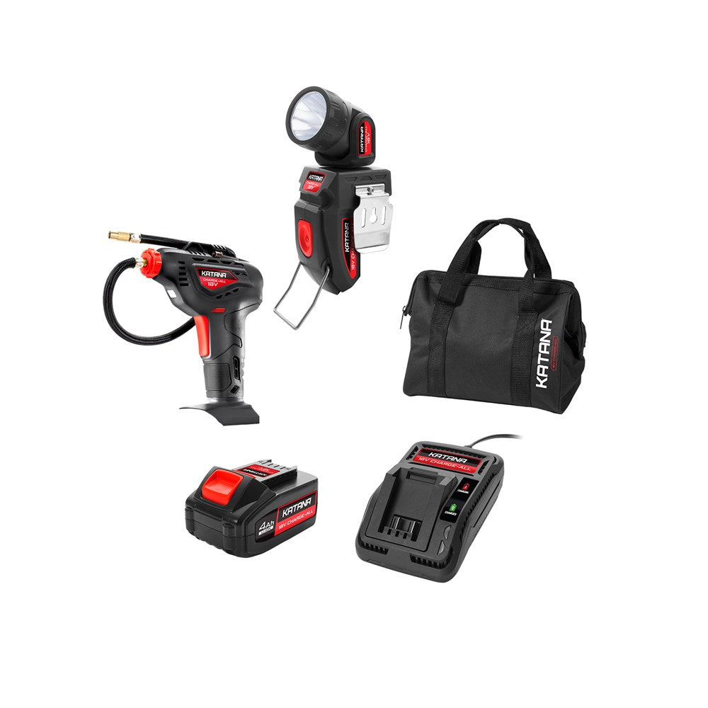 Katana 18V Inflator & Torch Combo Kit (1 x 4Ah) 220592