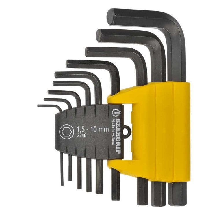 9Pce 1.5-10mm Allen / Hex Key Set Metric BG-2246 by Beargrip