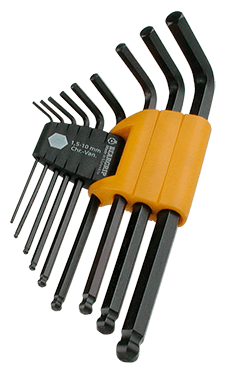 Ball Ended Allen / Hex Key 9Pce Metric Set BG-2346L by Beargrip