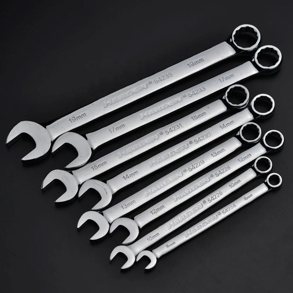 Harden 8Pce Combination Spanner Set 540104