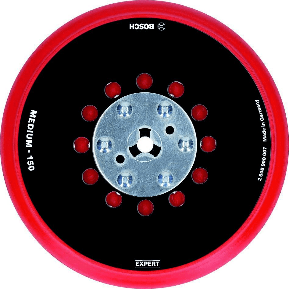 150mm Medium Multi-Hole Backing Pad 2608900007 by Bosch
