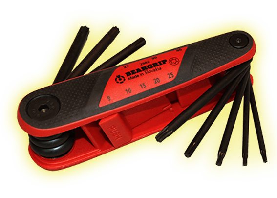 Folding Pocket Knife Torx Set 8Pce Metric Set 2682 by Beargrip