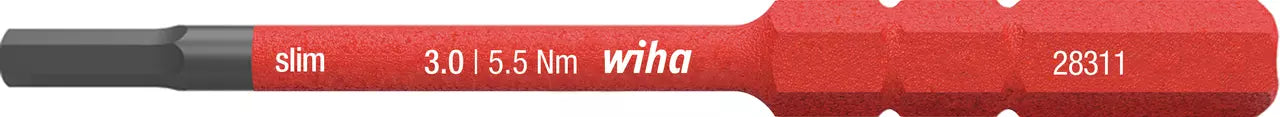 Wiha Slim Hex Bit 3 x 75mm 37147
