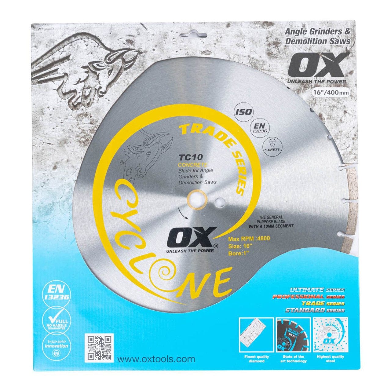 Ox 400mm Concrete General Purpose Diamond Blade - OX-TC10-16