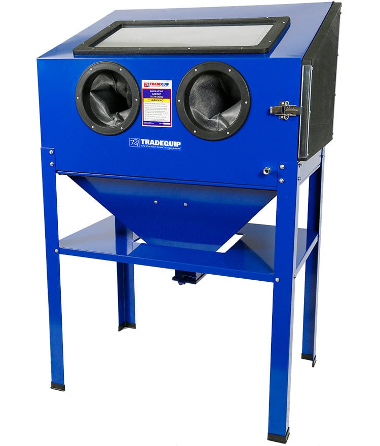 TradeQuip 220L Floor Mounted Sand Blasting Cabinet 3051