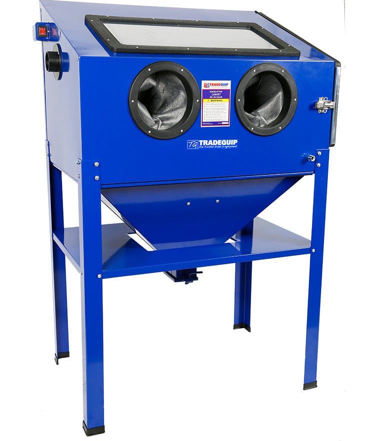 TradeQuip 220L Floor Mounted Sand Blasting Cabinet 3051