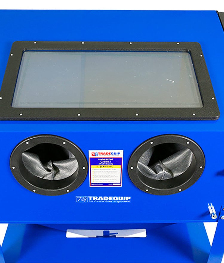 TradeQuip 220L Floor Mounted Sand Blasting Cabinet 3051
