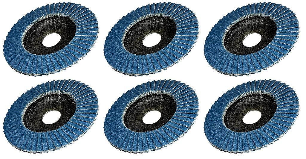Medalist 6pce 100mm x 16mm Bore Flap Disc Assortment 90940