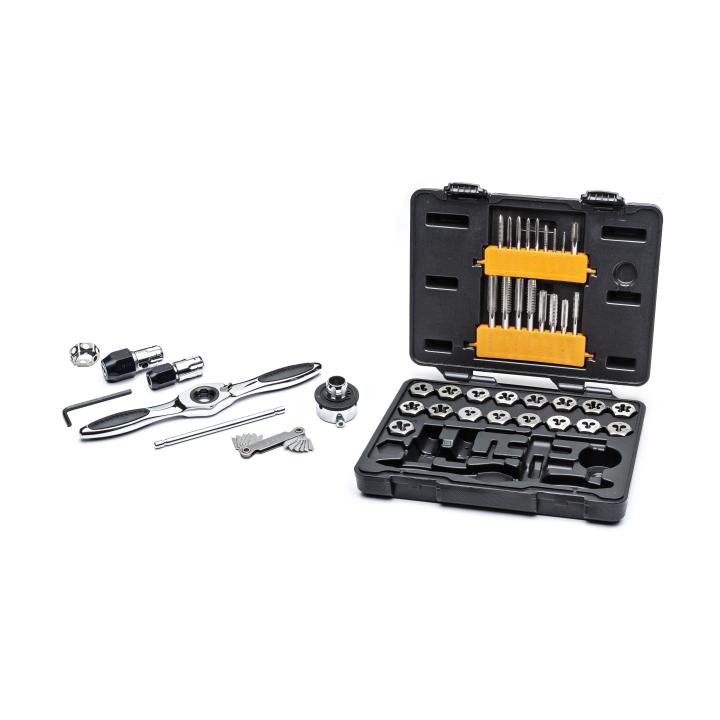 42Pce SAE Ratcheting Tap & Die Set 3885 by GEARWRENCH