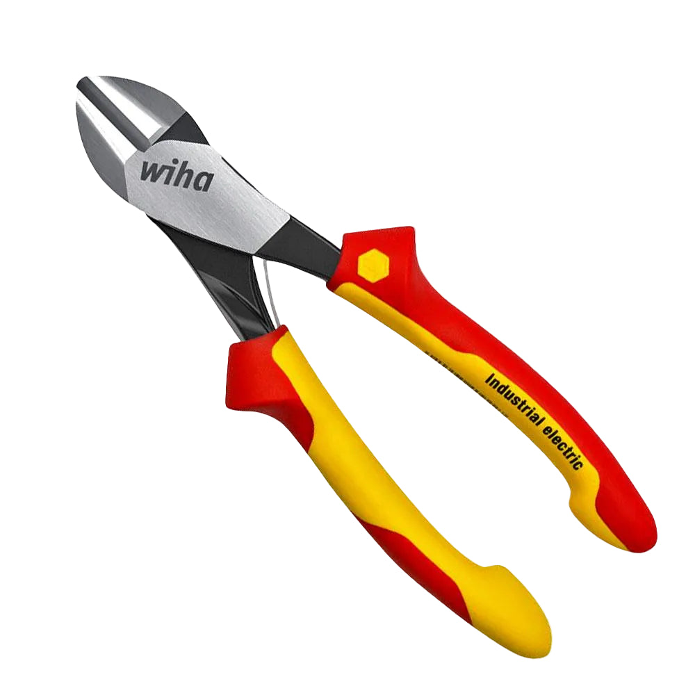 Wiha 200mm Insulated Diagonal Side Cutter Pliers 43582