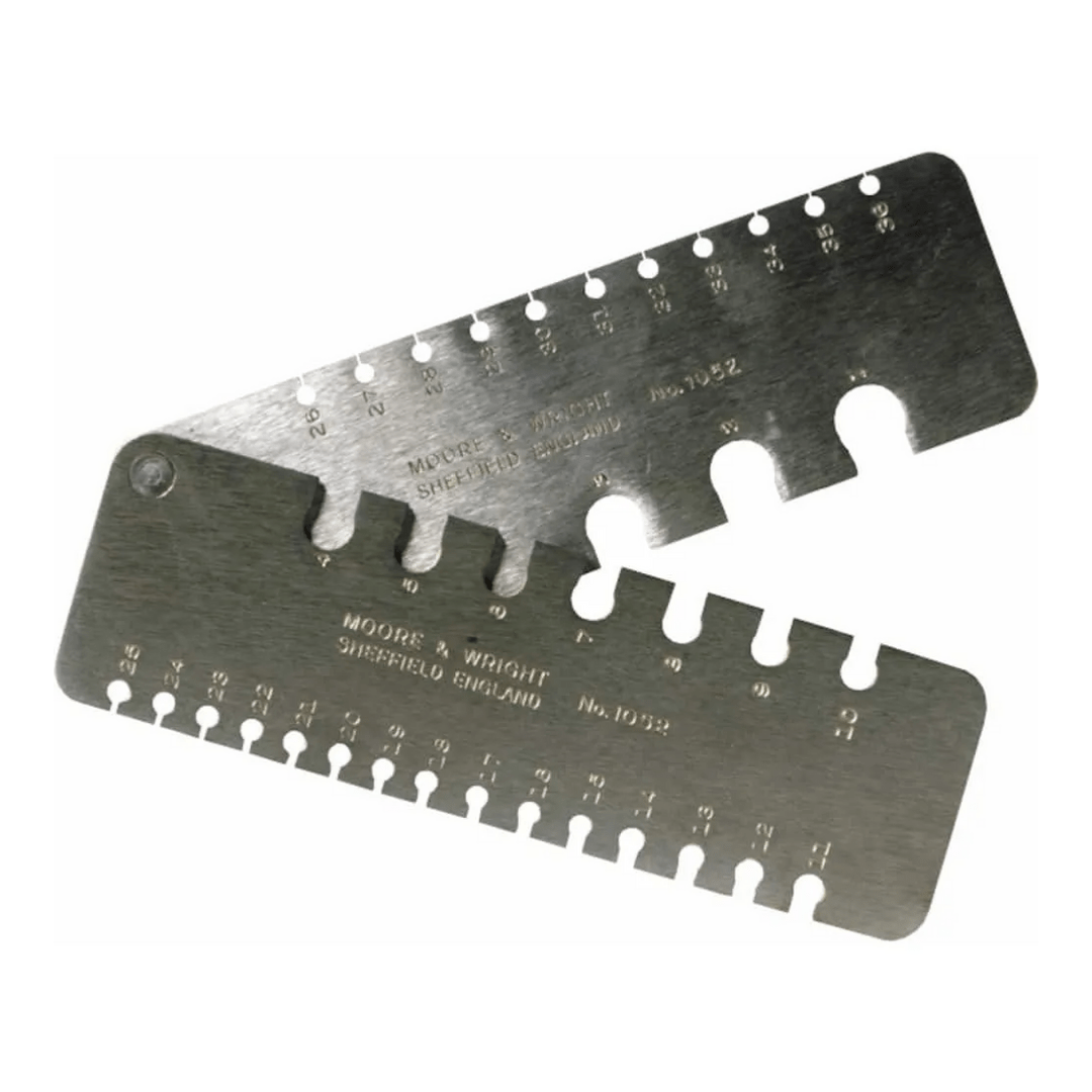 Gauge Wire, 40 Slots, 0.2-10.0mm - MW-1053M by Moore & Wright