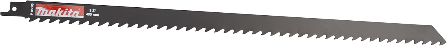 Makita Reciprocating Tungsten Saw Blade 400mm 3TPI suit Wood / FRP / Low Density Compressed Fibre Cement / Aerated Concrete Blocks P-05066