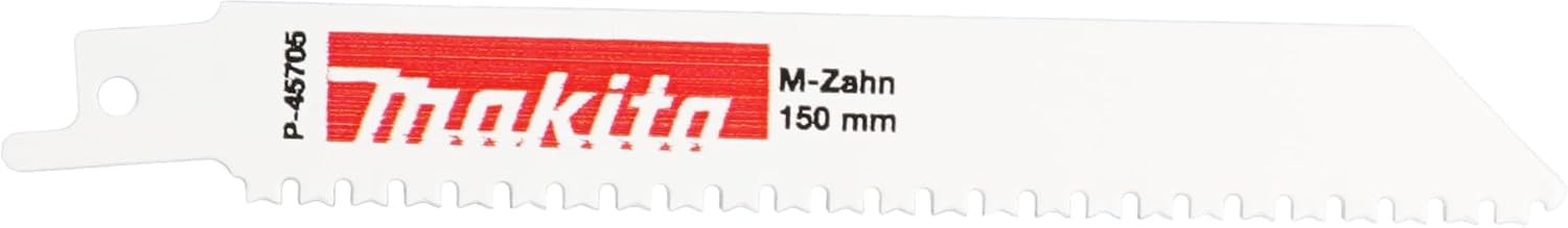 Makita 5Pce 150mm Reciprocating Saw Blade Set P-45705