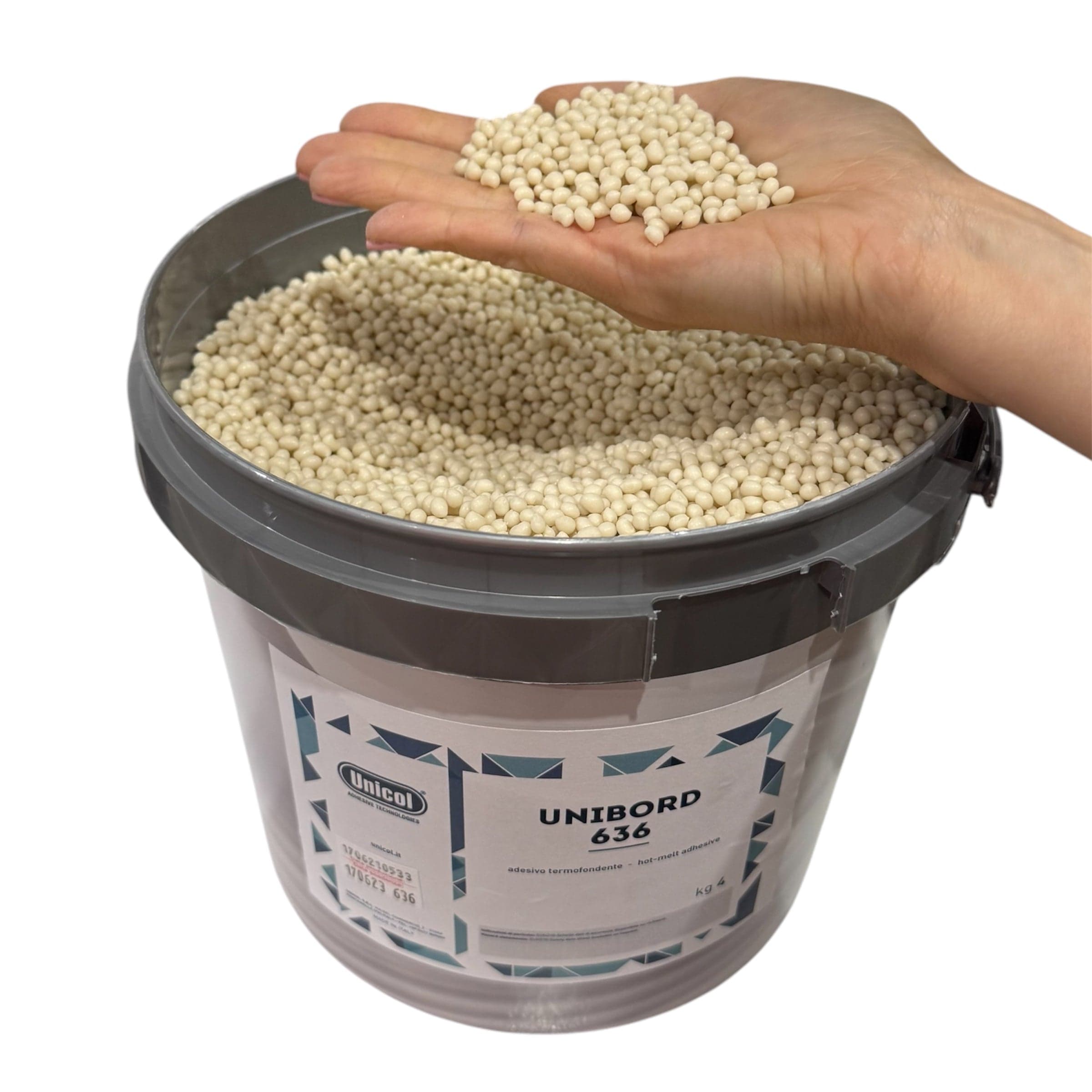 Unicol EVA Hot Melt Adhesive Pellets in Natural UNIBORD 636