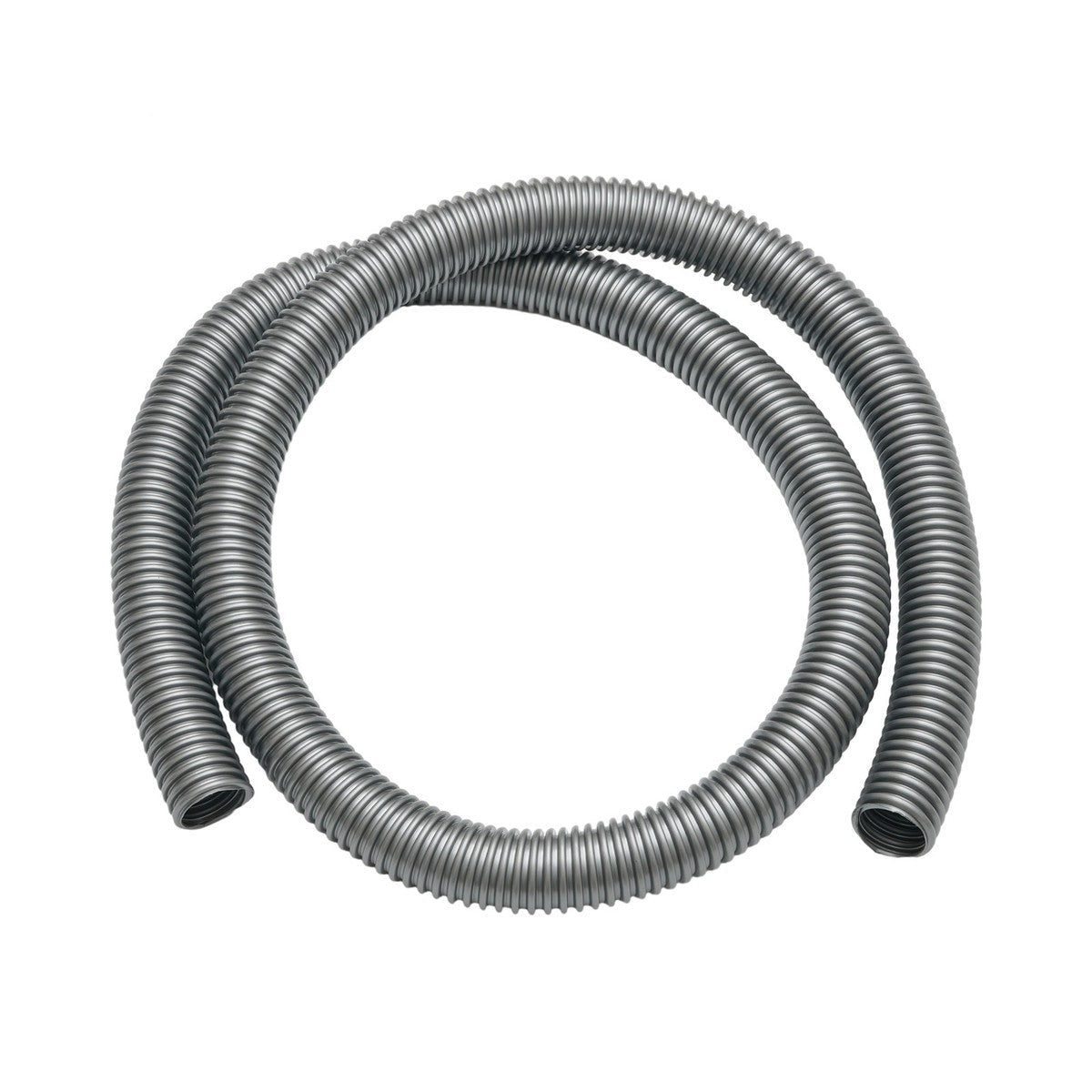 Coiled black flexible hose on a white background with '2M' label.