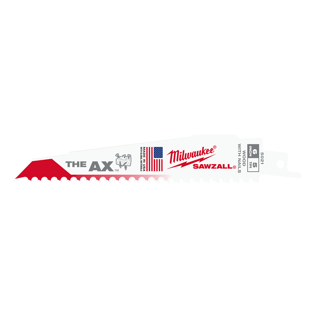 Milwaukee SAWZALL™ The AX™ 150mm 6" 5TPI Blades