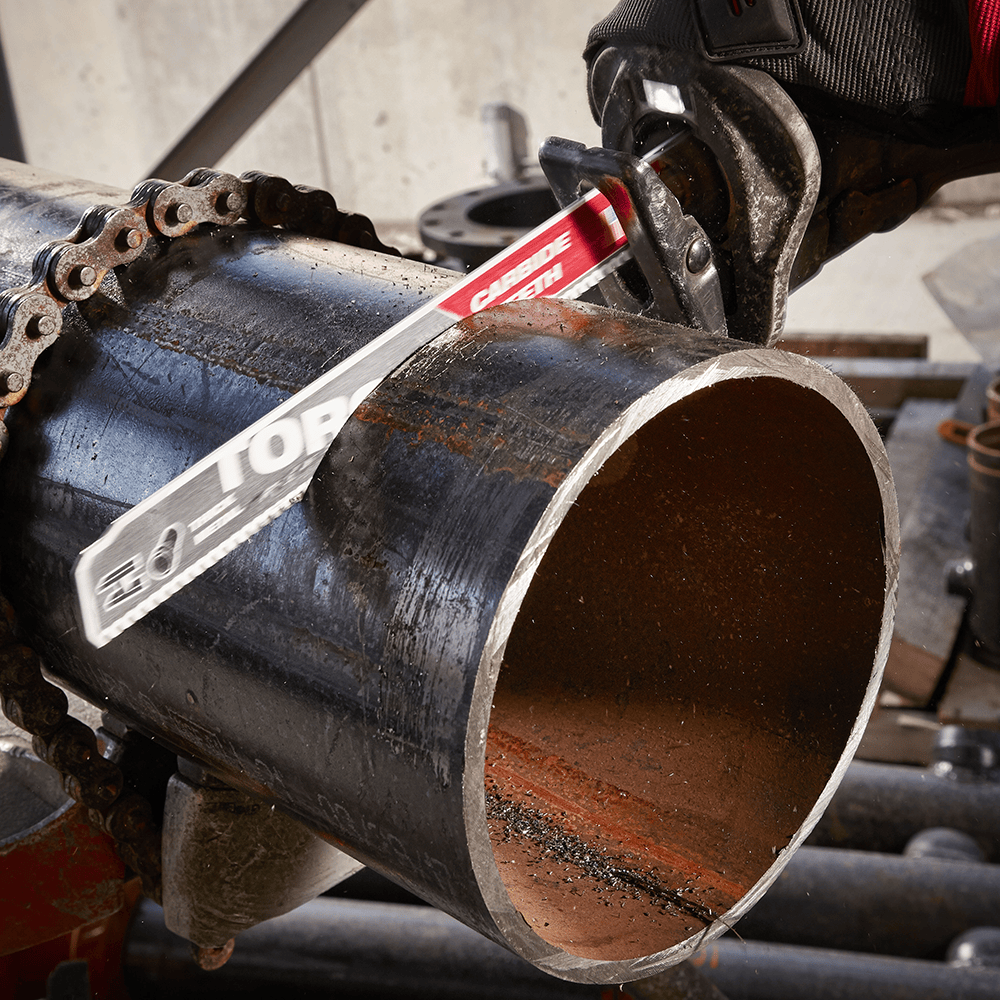 Milwaukee SAWZALL™ The TORCH™ with Carbide Teeth 230mm 9" 8TPI Blades