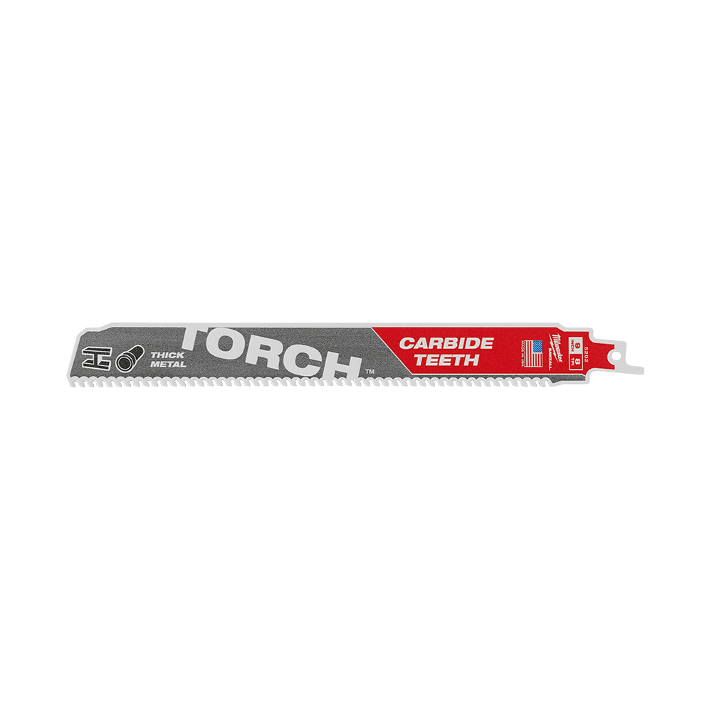 Milwaukee SAWZALL™ The TORCH™ with Carbide Teeth 230mm 9" 8TPI Blades