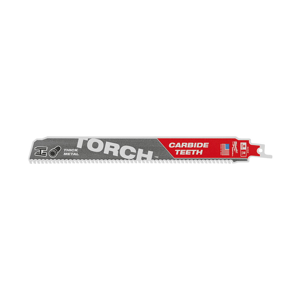 Milwaukee SAWZALL™ The TORCH™ with Carbide Teeth 230mm 9" 8TPI Blades