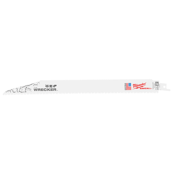 5Pce 300mm 7/11TPI SAWZALL™ THE WRECKER™ Reciprocating Saw Blade Set 48005711 by Milwaukee