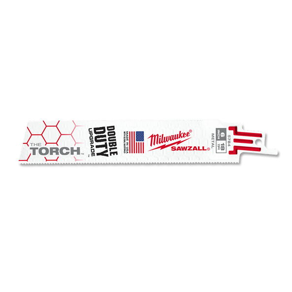 5Pce 150mm 18TPI SAWZALL™ THE TORCH™ Reciprocating Saw Blade Set 48005784 by Milwaukee