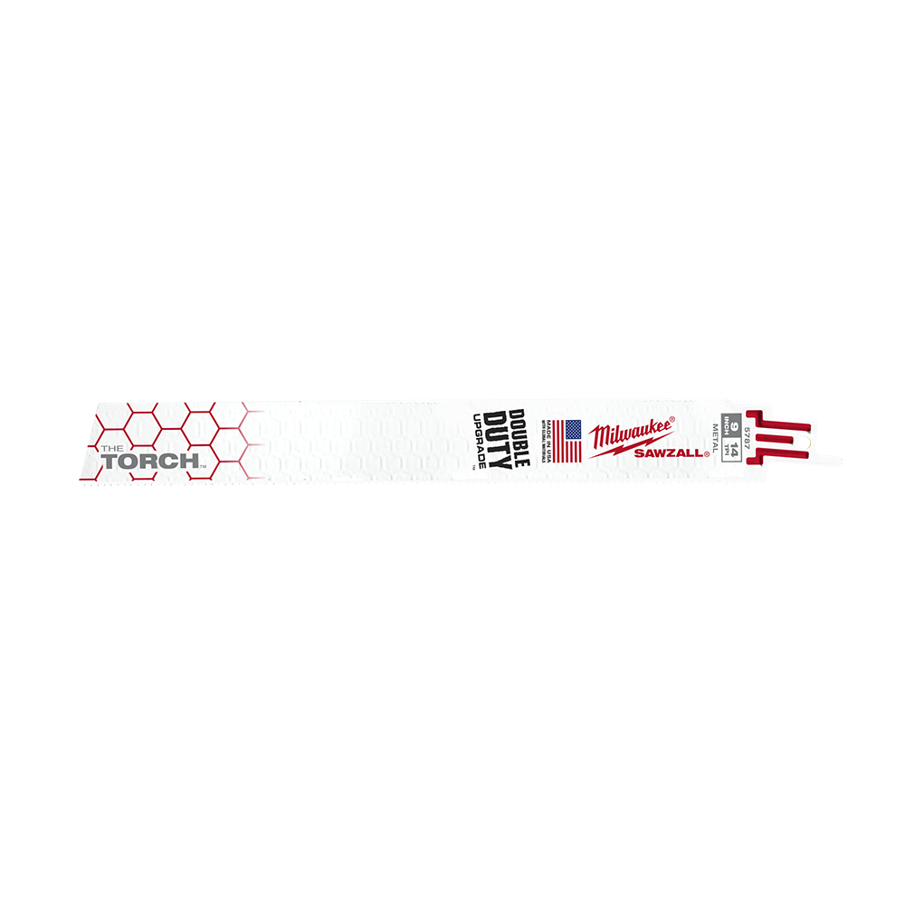 Milwaukee SAWZALL™ The TORCH™ Metal Demolition 230mm 9" 14TPI Blades