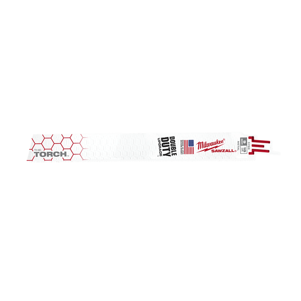 5Pce 230mm 18TPI SAWZALL™ THE TORCH™ Reciprocating Saw Blade Set 48005788 by Milwaukee