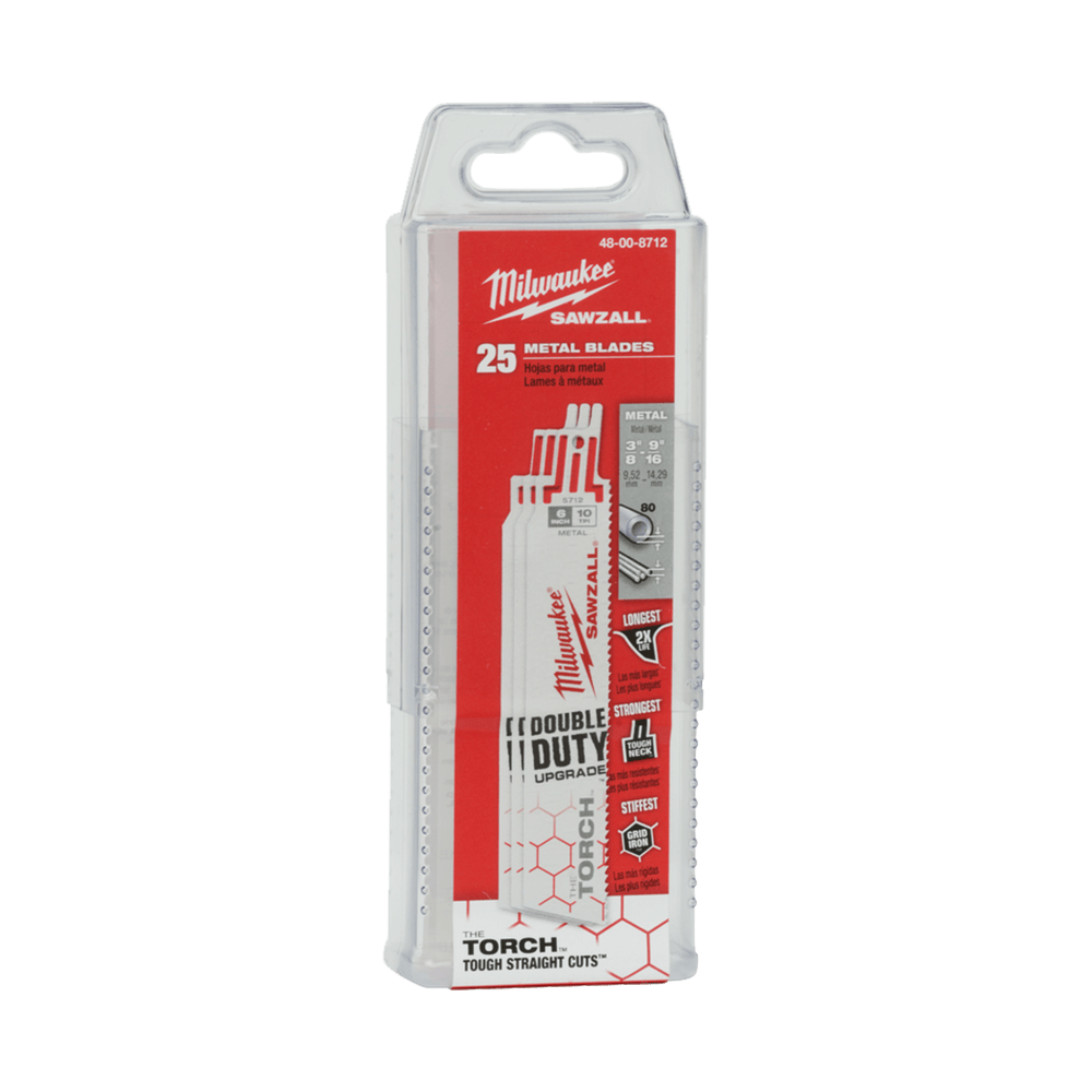 Milwaukee SAWZALL™ The TORCH™ Metal Demolition 230mm 9" 14TPI Blades