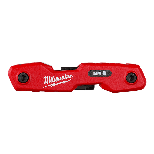8Pce Metric Folding HEX Key Set - 48222182 by Milwaukee