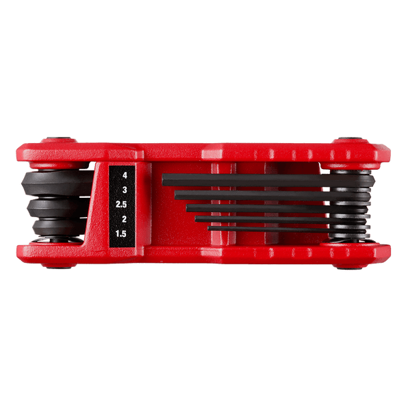 8Pce Metric Folding HEX Key Set - 48222182 by Milwaukee