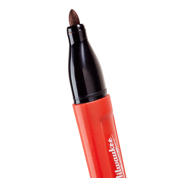 Milwaukee INKZALL™ Black Medium Point Marker 48223102 | 2 Pack