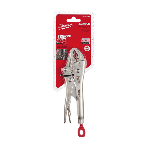 Milwaukee 178mm (7") Torque Lock Curved Jaw Locking Pliers 48223421