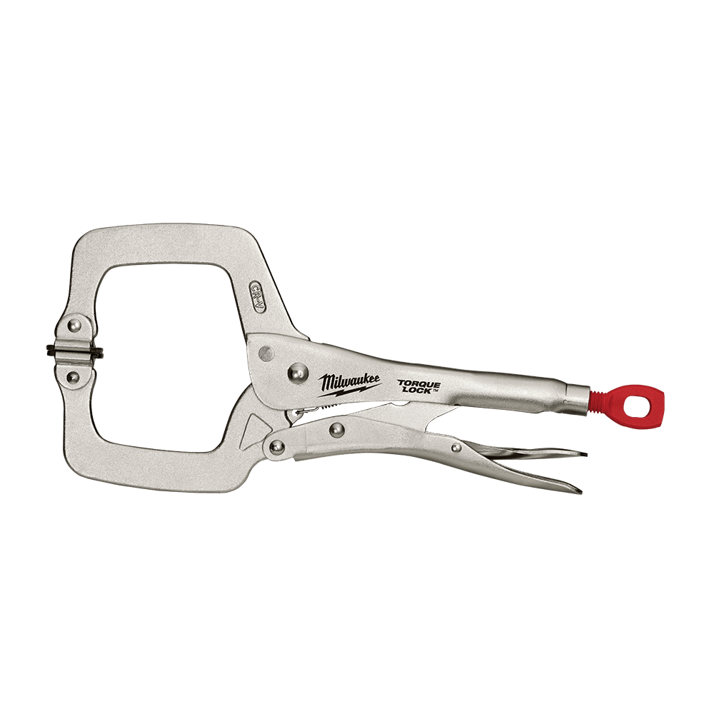 Milwaukee 279mm (11") TORQUE LOCK™ Swivel Jaws C-Clamp Locking Pliers 48223521