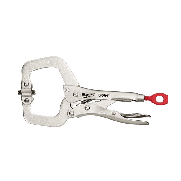 Milwaukee 152mm (6") TORQUE LOCK™ Swivel Jaws C-Clamp Locking Pliers 48223522