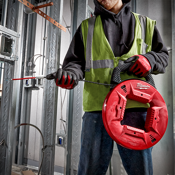 Milwaukee 30m Polyester Fish Tape Metal Leader 48224195