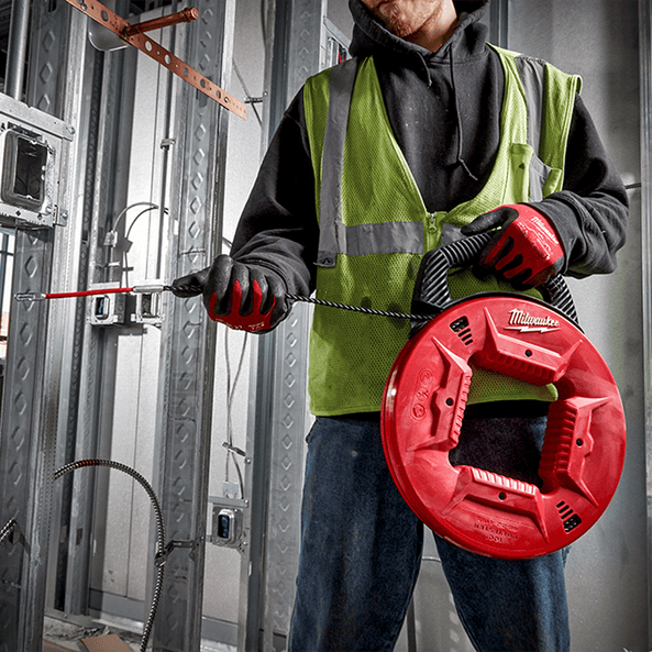 Milwaukee 30m Polyester Fish Tape Metal Leader 48224195