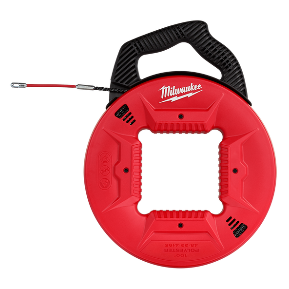 Milwaukee 30m Polyester Fish Tape Metal Leader 48224195